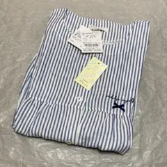新品☆ナルエー かわいい半袖パジャマ Wガーゼ M〜L☆ストライプ A ネイビーのサムネイル
