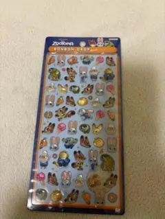 新品ボンボンドロップシールミニズートピア正規品
