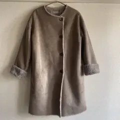 ユナイテッドアローズ＊レディース＊ムートンコート＊フワフワ＊ベージュ＊Sサイズ