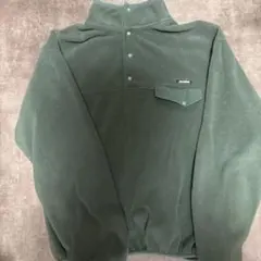 XLARGE ダークグリーン フリースジャケット