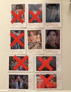 吉野北人 HOKUTO ポラロイド風カード 4枚セット