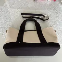 ニコアンド　トートバッグ　帆布