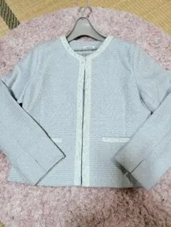 【美品】GLACIER 　ノーカラージャケット　卒園式　入学式