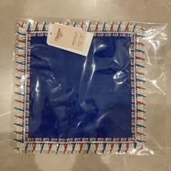 【大人気】完売　近沢レース店 タオルハンカチ ブルーのサムネイル