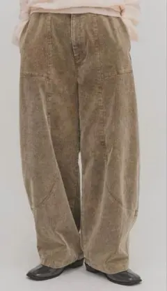 タイムセール　KBF コーデュロイコクーンパンツ