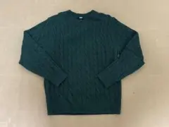 ユニクロ　UNIQLO スフレヤーンケーブルニット