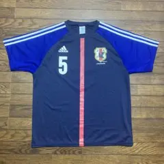 正規品」タグ無しサイズL日本代表 2002日韓W杯ユニフォーム5番稲本潤一