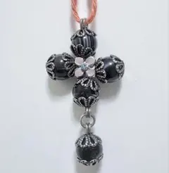 天然石【 ブラックオニキス / ペンダントトップ 】 6mm玉使用 - メルカリ