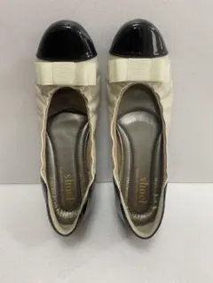 shoel　シュール　エナメルリボンレザーパンプス