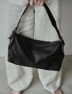 【Llife】COW LEATHER HOBO BAGのサムネイル