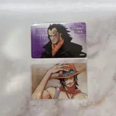 ONE PIECE クリアカード　2点