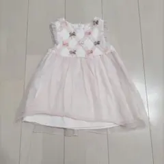 TOCCA ピンクのリボン装飾ワンピースのサムネイル