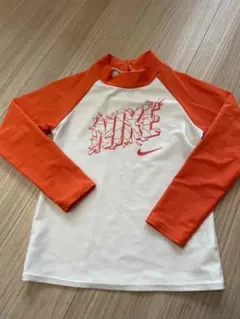 Nike ラッシュガード 110cm オレンジ/ホワイト