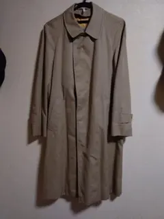 アクアスキュータム ステンカラーコート ライナー付 クラブチェック L相当