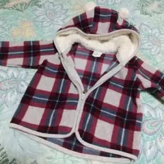 H&M くま耳 フリース ボア アウター