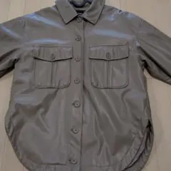 MURUA ブラウンレザー シャツジャケットF美品✨