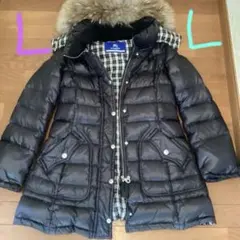 極美品✨バーバリーブルーレーベル　リバーシブルダウンジャケット40ホースロゴ刺繍 2025年最新】BURBERRY BLUE LABEL レディース ダウンジャケットの人気