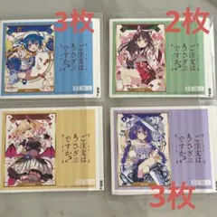 ご注文はうさぎですか？ ごちうさ ラベル缶 ステッカー コンプリート