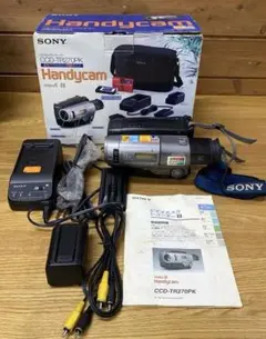 美品 SONY ビデオカメラ Video8 CCD-F380 アクセサリーキット - メルカリ
