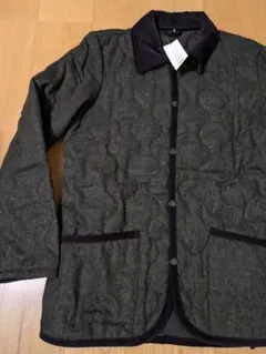 GU　ツイード中綿ジャケット　キルティング　Lサイズ　新品 ハーフコート