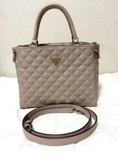 【特価】GUESS 2WAYトートバッグ　春カラー