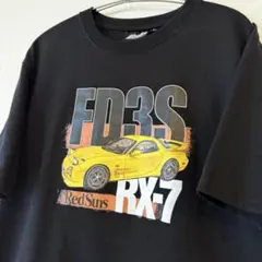 頭文字D FD3S RX-7 高橋啓介 RedSuns Tシャツ 黒 L c88