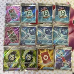 ポケモンのどうぐ、グッズ12枚セット　SR