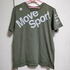 DESCENTE MoveSport Tシャツ カーキ