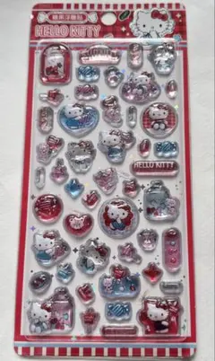 ［海外正規品］可愛い硬い公式キティシール☆②