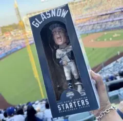 ドジャース GLASNOW グラスノー ボブルヘッド 来場者限定 冊子付