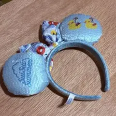 ディズニー　ミッキー　ミニー　耳　カチューシャ　スパンコール　スイスイサマー