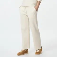 ユニクロ　ウォッシャブルニットリブパンツ