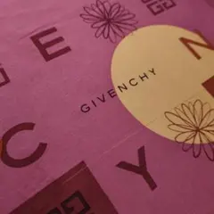 GIVENCHY 花柄ロゴ スカーフ