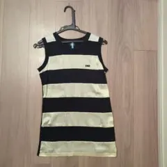 D&G ノースリーブトップス 黒とアイボリー