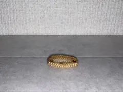 ゴールドリング風　ビーズリング　高見え　指輪