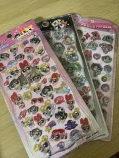 正規品‼️パワーパフガールズ POPシール 3枚セット