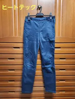 【人気メーカー】UNIQLO HEATTECH ネイビー スキニーパンツ L