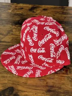 ニューエラ 59fifty Coca-Cola 刺繍ロゴ レッドキャップ - メルカリ