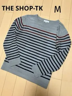 THE SHOP-TK クルーネック 長袖Tシャツ カットソー M