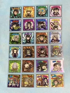 鬼滅の刃マン　ビックリマンチョコシール　無限城編　全24種コンプリートセット