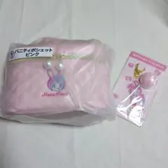 メゾピアノ　一番くじ　バニティポシェット　アクリルチャーム ピンク