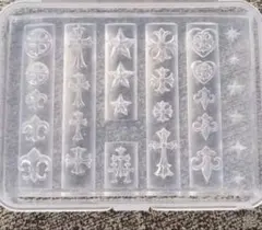 クロス 星 十字架 ハート クロム ネイルモールド