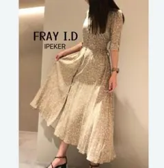 FLAY.IDフレイアイディーワンピースサイズ0花柄ベージュFWFO201097