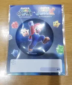 非売品　スーパーマリオギャラクシー＋ギャラクシー2 購入特典缶バッチ