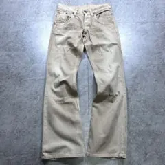 00s【archive】フレアデニムパンツ/Y2K/ブラウン/opium/お兄系