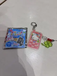 산리오 ガラケー風キーホルダー キティ