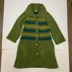 美品 ホコモモラ Jocomomola ニットルームウェア カーディガン ロング