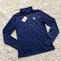 未使用 Callaway キャロウェイ 長袖 シャツ 紺色 レディースS 秋物