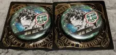ヒロアカ　緑谷出久　バースデイ缶バッジ