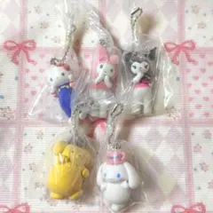 サンリオ ミニチュアチャーム ライブキャラクター コンプ　全5種